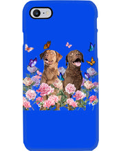 Load image into Gallery viewer, Gift For Dog LoversChesapeake Bay Retriever With Peonies Phone case
