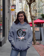 Load image into Gallery viewer, I'm A Nova Scotia Girl  Loves Boots Horse And Wine  For Personalized Nation Gift Hoodie
