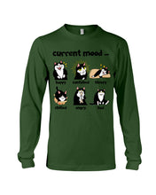 Load image into Gallery viewer, Current Black Cat's Mood Gift For Cat Lovers Unisex Long Sleeve
