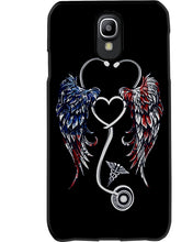 Load image into Gallery viewer, Lovely Coffee Cup Stethoscopes With Wings Gift For Nurse Phone case
