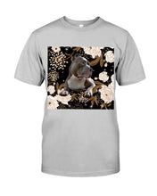Load image into Gallery viewer, Gift For Dog Lovers Pitbull Bright Peonies Guys Tee
