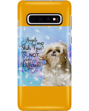 Load image into Gallery viewer, Angels And Shih Tzu Are Not Different Gift For Dog Lovers Phone case

