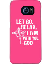 Load image into Gallery viewer, Let You Relax I Am With You Gray Background Phone case
