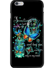 Load image into Gallery viewer, Butterfly Close My Eyes And Hug You Gift For Women Phone case
