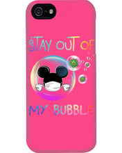 Load image into Gallery viewer, Lovely Phone Case Rainbow Design Stay Out Of My Bubble Gift For Friends Phone case
