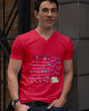 Load image into Gallery viewer, Butterflies When I Miss You I Just Have To Look Inside My Heart Gift For Lover Guys V-Neck
