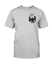 Load image into Gallery viewer, Cavalier King Charles Spaniel In Pocket - Dogs Lovers Gift Guys Tee
