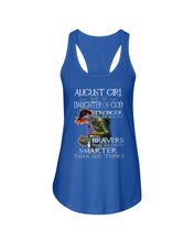 Load image into Gallery viewer, August Girl Daughter Of God Meaningful Gift For Women Ladies Flowy Tank

