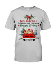 Load image into Gallery viewer, Golden Retriever X-mas Road Gift For Dog Lovers Guys Tee
