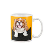 Load image into Gallery viewer, Cavalier King Charles Spaniel In Pocket - Dogs Lovers Gift Mug
