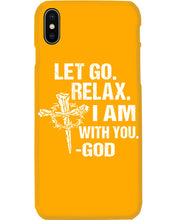 Load image into Gallery viewer, Let You Relax I Am With You Gray Background Phone case
