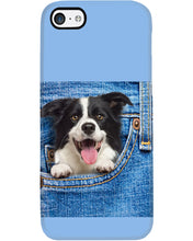 Load image into Gallery viewer, Border Collie In Denim Pocket Gift For Dog Lovers Phone case

