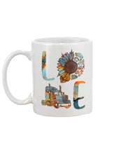 Load image into Gallery viewer, Love Trucker Simple Unique Custom Design For Personalized Job Gift Mug
