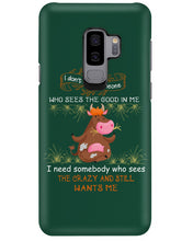 Load image into Gallery viewer, Cow I Need Somebody Who Sees The Crazy And Still Wants Me Phone case
