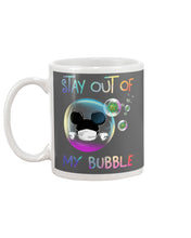 Load image into Gallery viewer, Lovely Phone Case Rainbow Design Stay Out Of My Bubble Gift For Friends Mug
