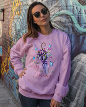 Load image into Gallery viewer, Butterflies Find Joy In The Journey Gift For Daughter Sweatshirt
