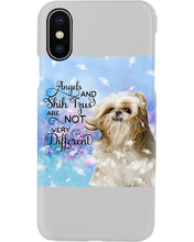 Load image into Gallery viewer, Angels And Shih Tzu Are Not Different Gift For Dog Lovers Phone case
