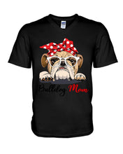 Load image into Gallery viewer, Black Phone Case Bulldog Mom Gift For Bulldog Lovers Guys V-Neck
