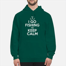 Load image into Gallery viewer, I Go Fishing To Keep Calm Gift For Fishing Lovers Hoodie
