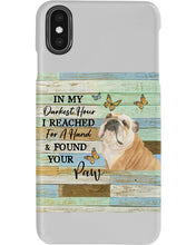 Load image into Gallery viewer, Bulldog In My Darkest Hour Gift For Dog Lovers Phone case

