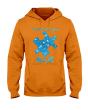 Load image into Gallery viewer, In April We Wear Blue Autism Awareness Special Custom Design Hoodie
