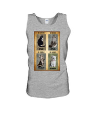 Load image into Gallery viewer, Cat Be Strong When You Are Weak Gift For Cat Lovers Unisex Tank Top

