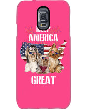 Load image into Gallery viewer, Keep America Great Yorkshire Terrier Gift For Dog Lovers Phone case
