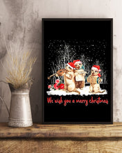 Load image into Gallery viewer, Cats We Wish You A Merry Christmas Gift For Cat Lovers Vertical Poster
