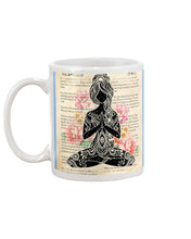 Load image into Gallery viewer, I'm Mostly Peace Love And Light Yoga Gift For Yoga Lovers Mug

