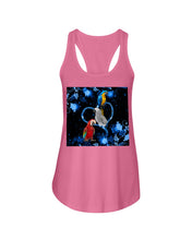 Load image into Gallery viewer, Lovely Phone Case Twinkling Blue Heart Gift For Parrots Lovers Ladies Flowy Tank
