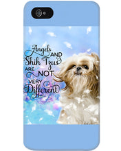Load image into Gallery viewer, Angels And Shih Tzu Are Not Different Gift For Dog Lovers Phone case
