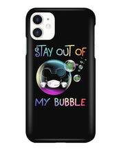 Load image into Gallery viewer, Lovely Phone Case Rainbow Design Stay Out Of My Bubble Gift For Friends Phone case

