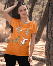 Load image into Gallery viewer, Funny Unicorn Difference Between Your Regular Aunt And My Dutch Aunt Ladies Tee
