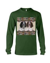 Load image into Gallery viewer, Lovley Phone Case Two Dogs Gift For English Springer Spaniel Lovers Unisex Long Sleeve
