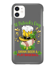 Load image into Gallery viewer, Baseball Drink Beer Day St Patrick's Day Gift For Baseball Lovers Phone case
