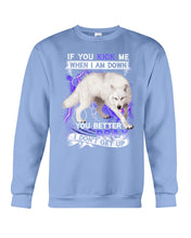 Load image into Gallery viewer, If You Kick Me When I Am Down You Better Pray Trending Sweatshirt

