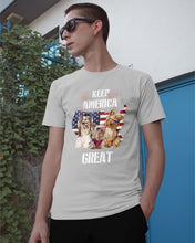 Load image into Gallery viewer, Keep America Great Yorkshire Terrier Gift For Dog Lovers Guys Tee

