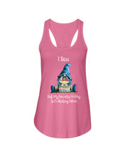Load image into Gallery viewer, I Sew But My Favorite Hobby Is Collecting Fabric Custom Design Ladies Flowy Tank
