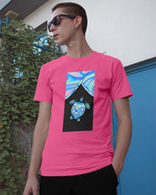 Load image into Gallery viewer, Magical Blue Turtle Pattern Gift For Turtle Lovers Guys Tee
