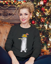 Load image into Gallery viewer, Cat Plays Flute Special Custom Design For Music Lovers Sweatshirt
