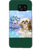 Load image into Gallery viewer, Angels And Shih Tzu Are Not Different Gift For Dog Lovers Phone case
