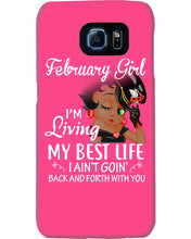 Load image into Gallery viewer, Betty Boop February Girl Living My Best Life Birthday Meaningful Gift Phone case
