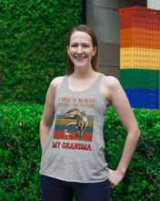 Load image into Gallery viewer, Grandma Gift For Grandson I Tried To Be Good But I Take After Ladies Flowy Tank

