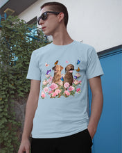 Load image into Gallery viewer, Gift For Dog LoversChesapeake Bay Retriever With Peonies Guys Tee
