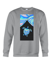 Load image into Gallery viewer, Magical Blue Turtle Pattern Gift For Turtle Lovers Sweatshirt
