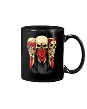 Load image into Gallery viewer, Black Phone Case With Skulls Design Gift For Friends Mug

