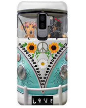 Load image into Gallery viewer, Lovely Phone Case With Hippie Bus Gift For Dachshund Lovers Phone case
