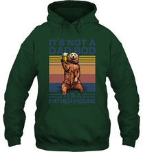 Load image into Gallery viewer, It's Not A Dad Bod It's A Father Figure Bear Hoodie
