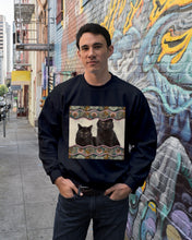 Load image into Gallery viewer, Lovely Phone Case Cute Black Cat Boho Pattern Gift For Cat Lovers Sweatshirt
