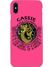 Load image into Gallery viewer, Gift For Cassie Girl The Soul Of A Mermaid Phone case
